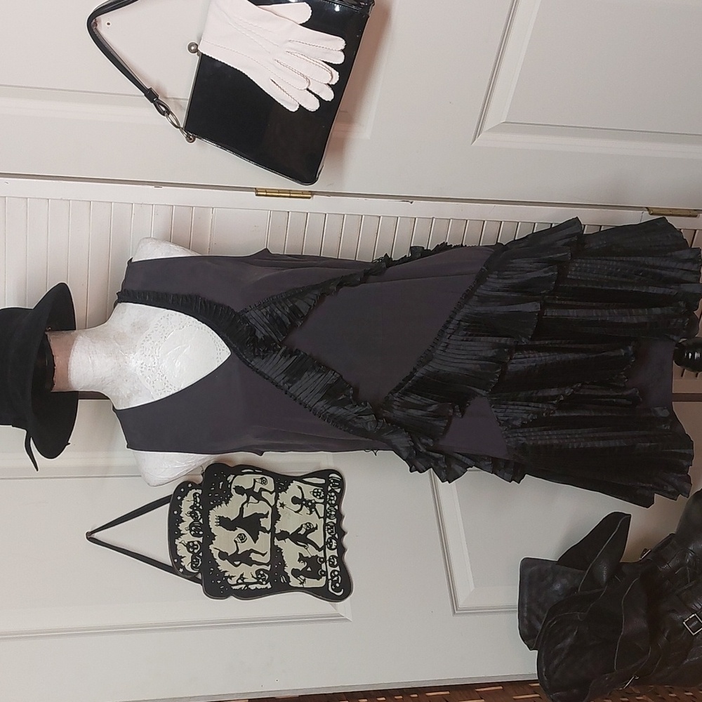 Goth Little Black Dress Size 8